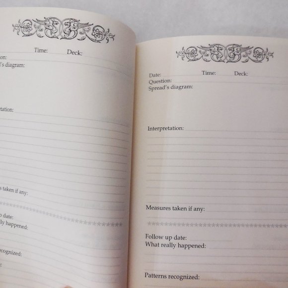 Tarot Journal Record Log Notebook 6"x9" 108 pages gifts - Picture 4 of 5